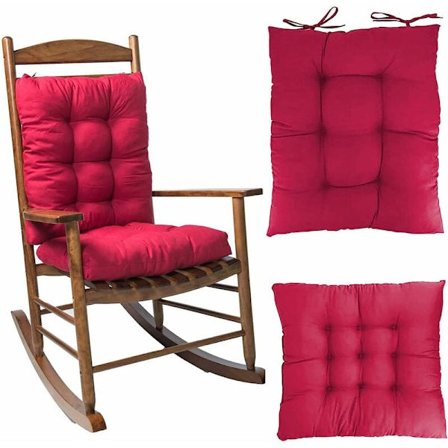 2 st gungstolsdynor, sittdynor/ryggdynor med band, liggdyneset, vadderad uteplatsstol dyna