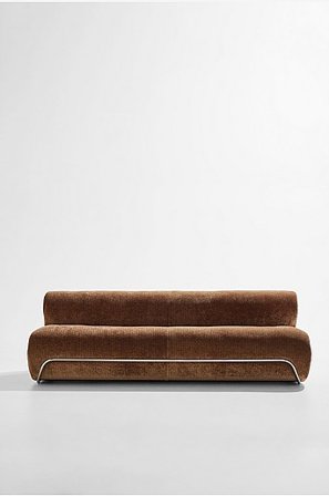 Jotex - 3-sits Soffa Mocca Bruin Ribfluweel Mocca bruin ribfluweel - Archie - Koop Pastill - Meubels bij Jotex