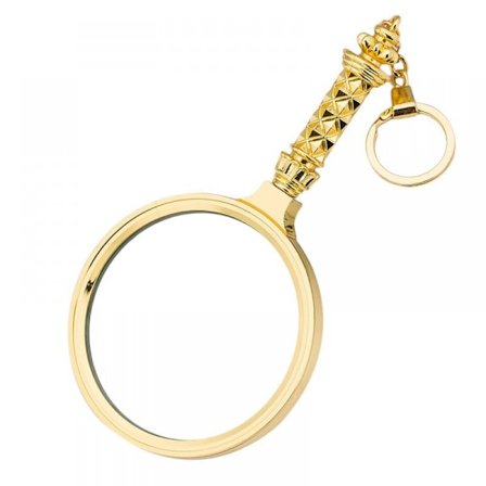 60mm Blomsterhandtag Förstoringsglas, Metall Snidat Handtag Mag