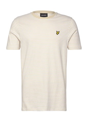 Lyle & Scott | Linen Blend Breton Stripe T-Shirt | XS