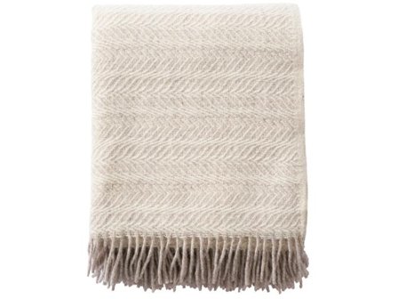 Pläd Skanör beige melerad Klippan - Lyreco - Profilsortiment - Julprodukter - Julprodukter