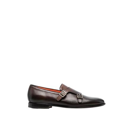 Santoni, Loafers Brązowy, Mężczyzna, Rozmiar: 42 EU
