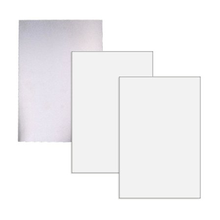 3x Sublimation Blank Aluminium Foto Plade Varmepresse Tryk Foto Farve Prin