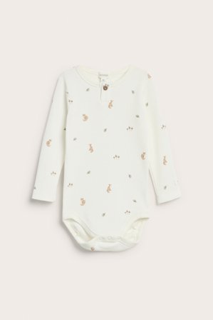 Newbie | Body w leśny wzór | Offwhite