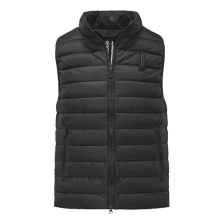 BomBoogie Vest in Padded Micro-Ripstop Nylon Sort, Herre