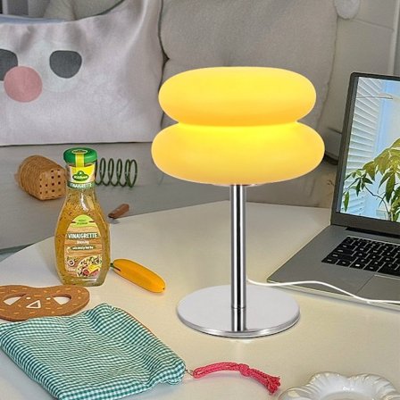 Antikk stil lampe moderne kreativt soverom nattbordslampe lollipop dekorasjon nattlys