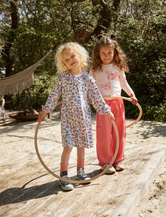 Minymo Dress Ls Aop - Pink - 110