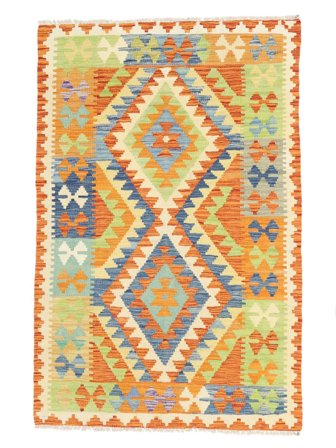 Malý Kelim Afghán Old Style Koberec 97X147 Vlna