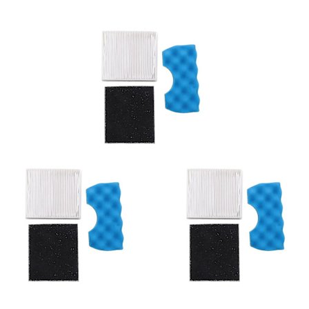 3set/18st Pdammsugardelar Dammmotorfilter Hepa för Samsung