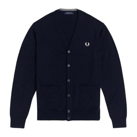 Fred Perry classic cardigan Blå, Dame Cardigans