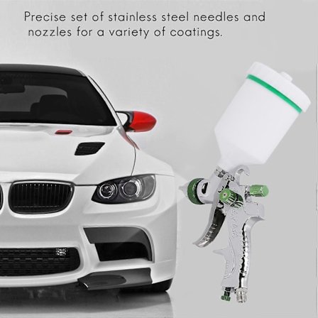 Hvlp 600ml 1.4/1.7mm Suutin Painovoimainen Pneumaattinen Maaliruisku Auton Korjaustyökalu Maalaussarja