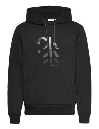Graphic Triple Logo Hoodie Huppari Musta Calvin Klein