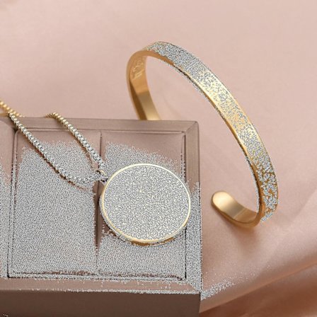 Ayatul Kursi Halskæde Armbånd Tilpasset Rustfrit Stål Vedhæng Til Kvinder Halskæder Guld Smykker Islam Muslimsk Arabisk Smykker Gave