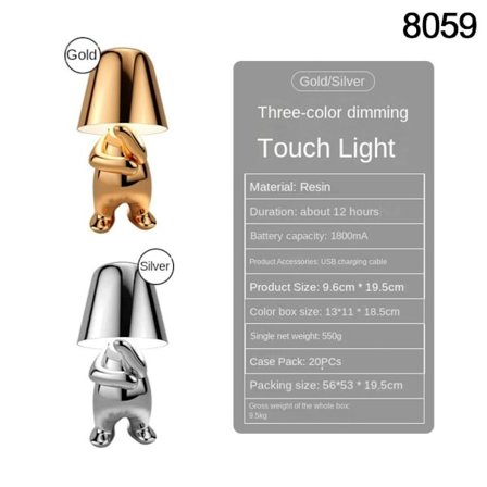 Bordslampa Golden Man 8059 8059