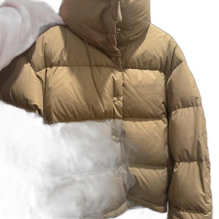 Beige dunjacka från Acne Studios