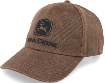 John Deere Oilskin With Tm Cap Brown