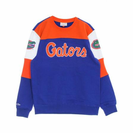 Mitchell & Ness crewneck Tröja ncaa perfect season overtime flogat blå, Herr, Herr, Storlek: XL