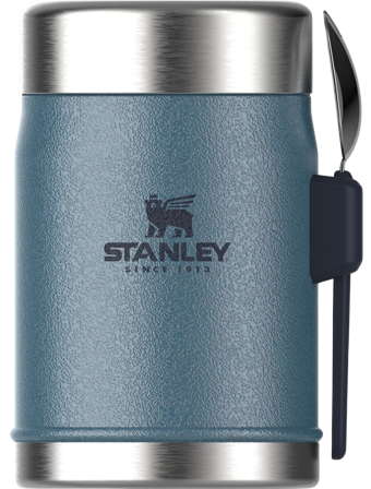 Stanley The Legendary Food Jar + Spork 0,4 L Hammertone Lake