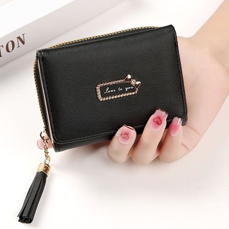 Mordely Myntväska Dam Damplånbok SVART