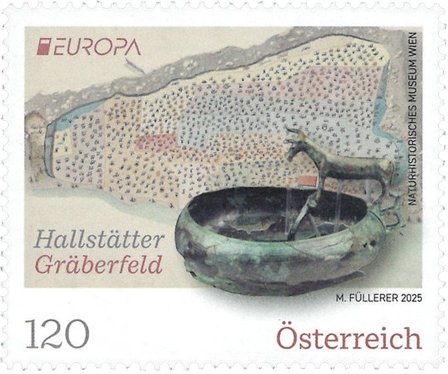 Østrig - EUROPA 2025 Nationale arkæologiske opdagelser - Postfrisk frimærke