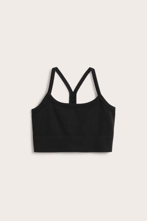 Kappahl | Seamless sport bh | Svart