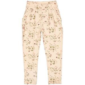 Kids - MarMar Copenhagen Floral Trousers Marron Botanic 98 cm - Bottoms - 98 CM - Beige