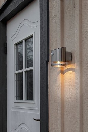 Jotex - Venicini solarna lampa ścienna Srebrny - Kup Oświetlenie zewnętrzne firmy Jotex