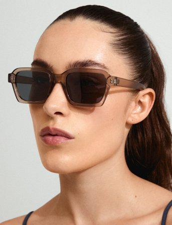 Pilgrim Annalise Sunglasses Light Grey - Grey - ONE SIZE