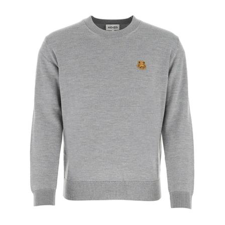 Kenzo, Sweatshirts Grijs, Heren, Maat:S,wol
