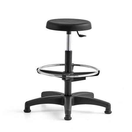 Hocker CAIRNS, Ø 310 mm, schwarz