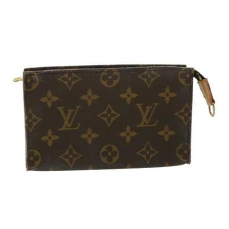 Louis Vuitton Vintage, Pre-owned Canvas pouches Bruin, Dames, Maat:ONE Size,leer