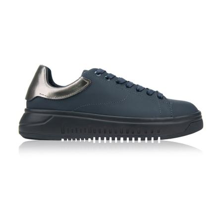 Emporio Armani Mens Sneakers Blå, Herre, Størrelse: 41 1/2 EU