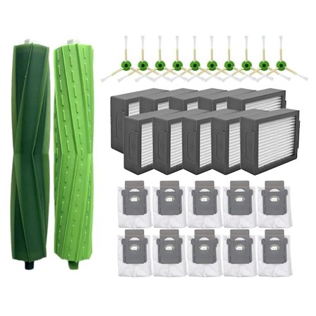 Til Romba J7+ / J7 / J9+ Rullesidebørste Hepa Filter Støvpose Robotstøvsuger Reservedel Tilbehør