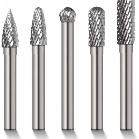 8 mm:n pyörivät volframikarbidiporanterät/leikkurit sylinterimäinen varsi stanssaushiomakone 6 mm:n varsiporanterät BI044
