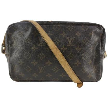 Louis Vuitton Vintage, Pre-owned Canvas louis-vuitton-bags Bruin, unisex, Maat:ONE Size