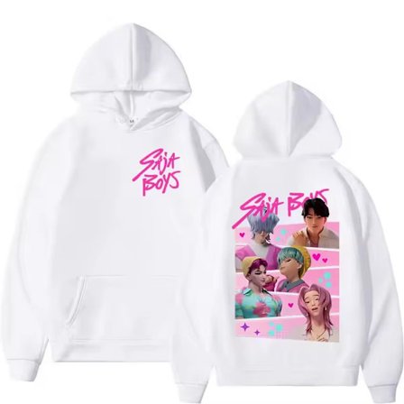 Kpop Demon Hunters Tröja Långärmad Dam Mode Hoodie