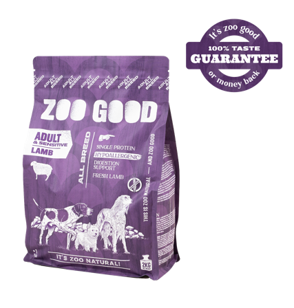ZOO GOOD - Lam Adult All Breed Grain Free 2 kg - Hund - Hundefôr & hundemat - Tørrfôr for hund - ZOO.no