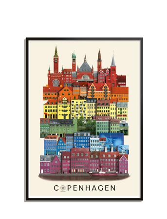 Copenhagen 2021 Standards Poster Home Decoration Posters & Frames Posters Cities & Maps Nude Martin Schwartz