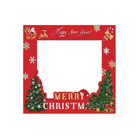 DIY Skumjultomte KT Foto Ram Fotorekvisita Juldekoration Rekvisita