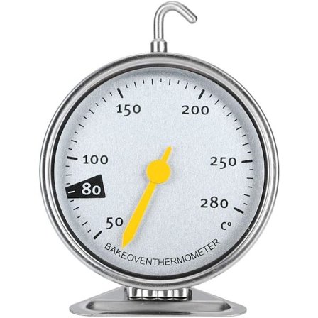 Ovn Termometer i Rustfritt Stål, Kjøkkentemperaturmåler