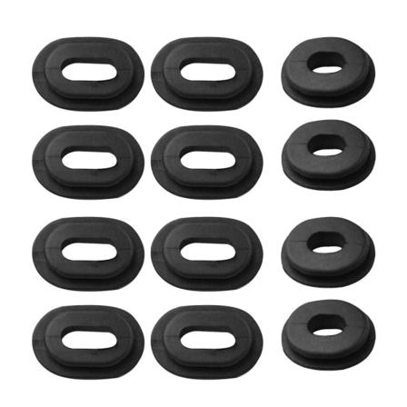 12 st Motorcykel cover gummigenomföringar Packningsskydd för CG125 CB100 550K 550F 750F CB125S XL 100 125 SL