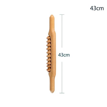 Luonnonpuinen Gua Sha -puinen hierontatikku selän raapimiseen meridiaaniterapia sauva lihaksia rentouttava vartalohierontalaite Guasha-kylpylähoito