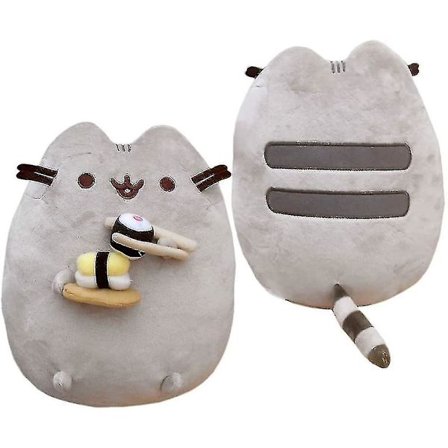 Pusheen 7 Sushi Ätpinnar Plysch Katt Gosedjur