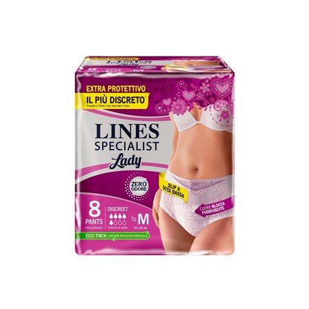 Lines Specialist Lady Pants Discreet Mutandina Incontinenza