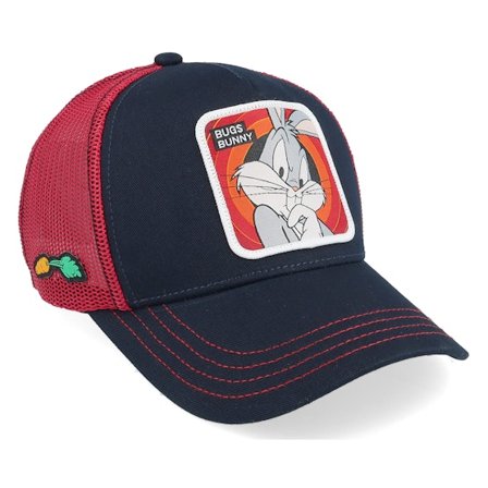 Capslab - Black - trucker - Cap - Kids Looney Tunes Bugs Bunny Red/Black Capslab - Hatstore