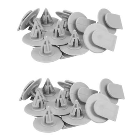 20x Skjermbreddere Formingspanel Trim Clips For Mini Cooper Grå, A