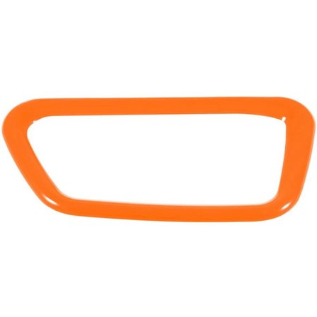 Interiørtilbehør Central Control Gear Shift Panel Cover Trim til 2015-2021 Charger Ramme Stickers Dekor, Orange