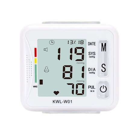 2024 Ny Automatisk Blodtrycksmätare Med Portabelt Fodral, Oregelbunden Hjärtrytm, Blodtryck Och Justerbar Manschett