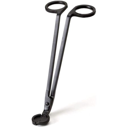 Veke-trimmer i rostfritt stål för ljus, svart