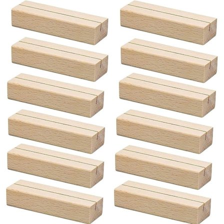 Tretre kortholder i tre, 12-pakning